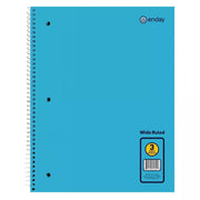 Spiral Notebook 3-Subject C/R 120 Ct.,