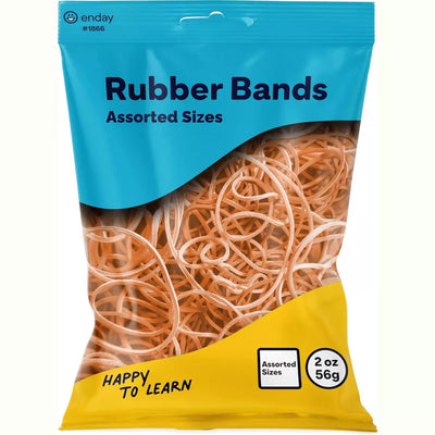 Assorted Colors And Sizes Rubber Bands