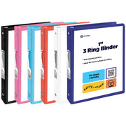1″ O-Ring View Binder With 2-Pockets