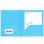 Poly 2-Pockets Portfolio Solid Color