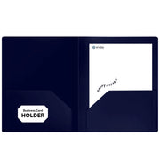 Poly 2-Pockets Portfolio Solid Color