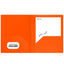 Poly 2-Pockets Portfolio Solid Color