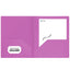 Poly 2-Pockets Portfolio Solid Color