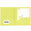 Poly 2-Pockets Portfolio Solid Color