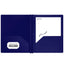 Poly 2-Pockets Portfolio Solid Color With 3-Prong