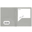 Poly 2-Pockets Portfolio Solid Color With 3-Prong