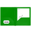 Poly 2-Pockets Portfolio Solid Color With 3-Prong
