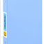 Enday Binders Pastel 3 Ring Binder, Clear View Cover for Letter Size 8.5 x 11'' Paper & 2 Inside Pockets, Ideal for School Supplies, Office, and Home (select inch size)