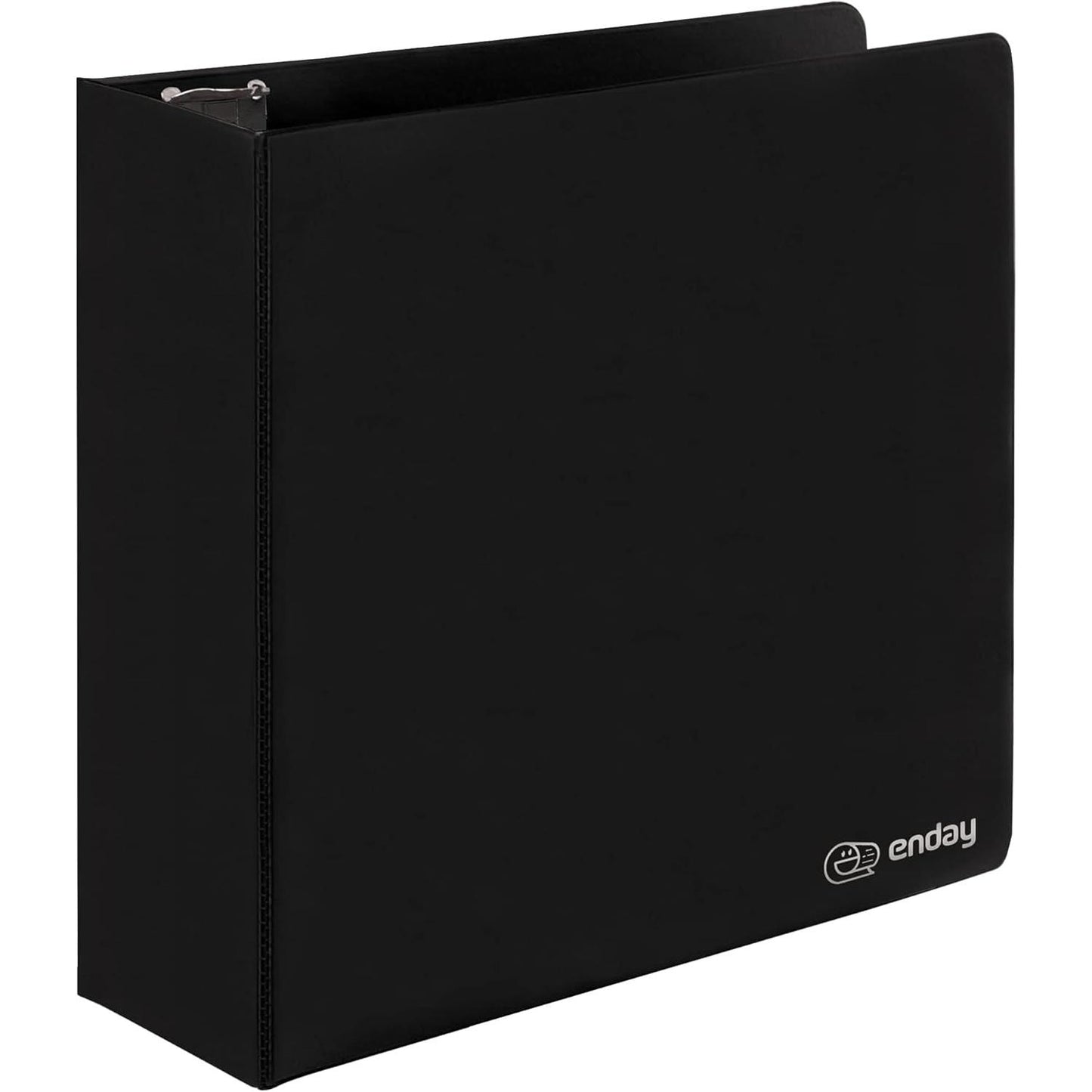 1 Inch 3 Ring Binder 1â€ Binder Black Clear View Cover with 2 Inside Pockets, Colored School Supplies Office and Home Binders â€“ by Enday
