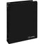 1 Inch 3 Ring Binder 1â€ Binder Black Clear View Cover with 2 Inside Pockets, Colored School Supplies Office and Home Binders â€“ by Enday