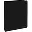 1 Inch 3 Ring Binder 1â€ Binder Black Clear View Cover with 2 Inside Pockets, Colored School Supplies Office and Home Binders â€“ by Enday