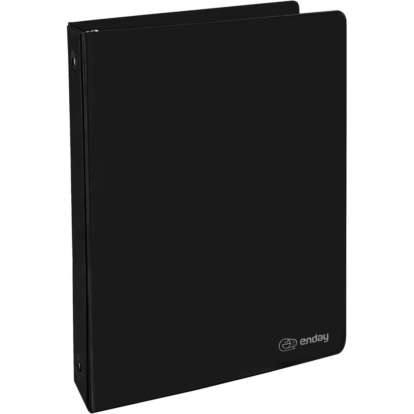 1 Inch 3 Ring Binder 1â€ Binder Black Clear View Cover with 2 Inside Pockets, Colored School Supplies Office and Home Binders â€“ by Enday