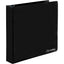 1 Inch 3 Ring Binder 1â€ Binder Black Clear View Cover with 2 Inside Pockets, Colored School Supplies Office and Home Binders â€“ by Enday