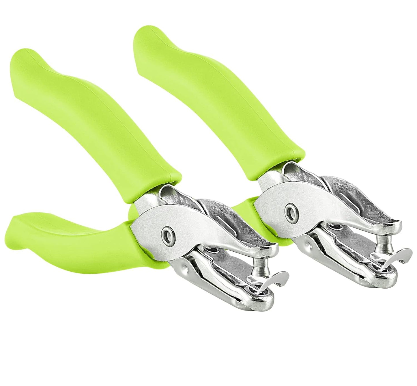 Single Hole Punch Metal Purple, 1/4â€ Hole Puncher with Soft Grip Handles for Paper and Crafts Round Circle Shape, for Kids and Adults, Also Available in Green, Pink, Red, Blue, Grey, 1 Pc â€“ by Enday