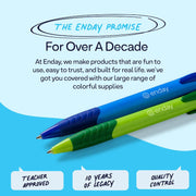 Retractable Ball Point Pens Black Medium Point 75 Pack