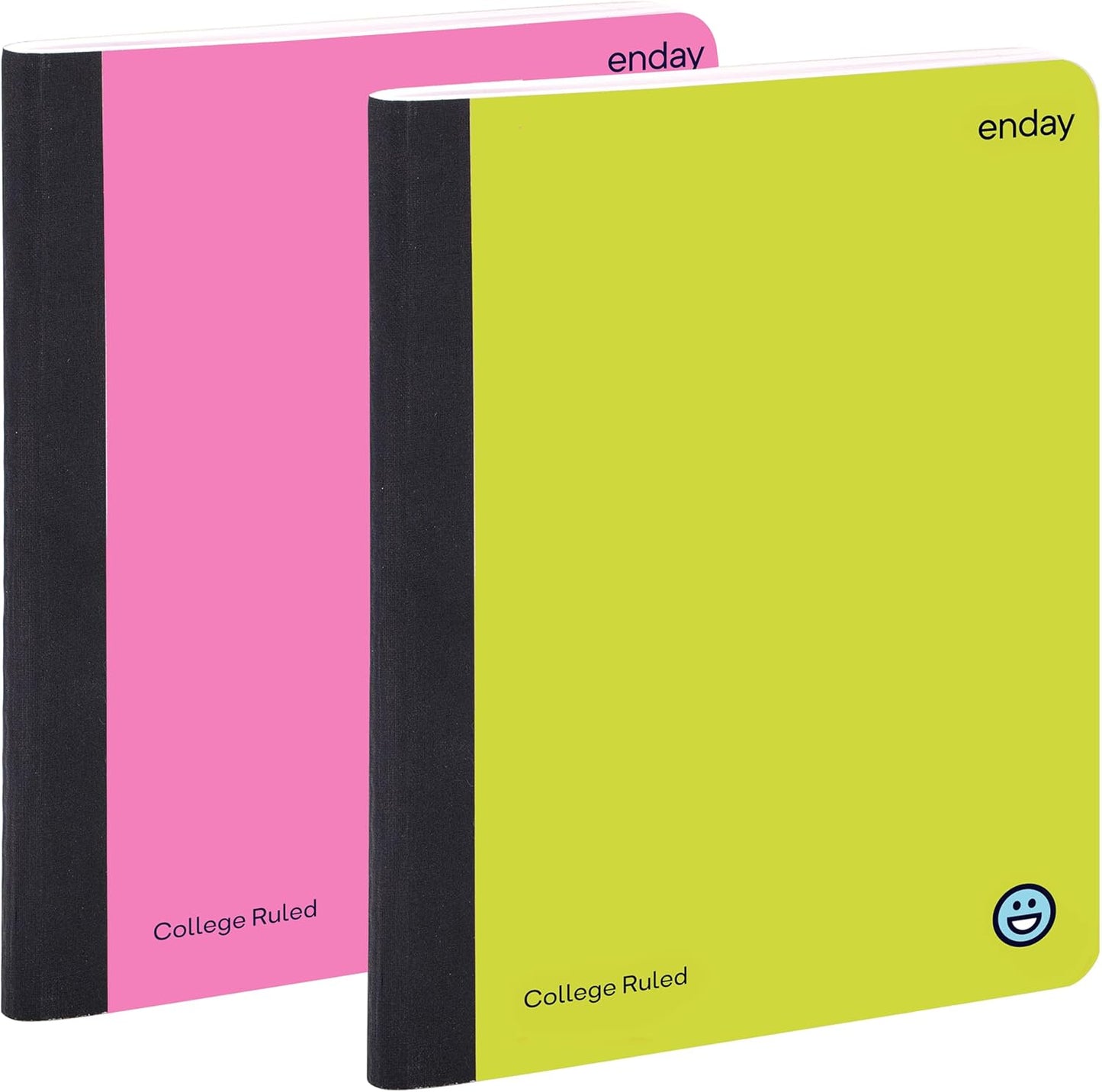 Enday Composition Notebooks College Ruled Paper, Hard Cover Composition Notebook, Premium Lined Composition Books, 100 Sheets Ruled Notebook, Blue and Purple (2 Pack)