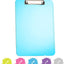 Plastic Clipboard Standard Size Blue, Translucent Low Profile Clip Board, Hangable Clipboard, 12.7â€ x 9â€, Holds 100 Sheets, Also Available in Green, Purple, Pink, Red, Grey, 1 Pc - by Enday