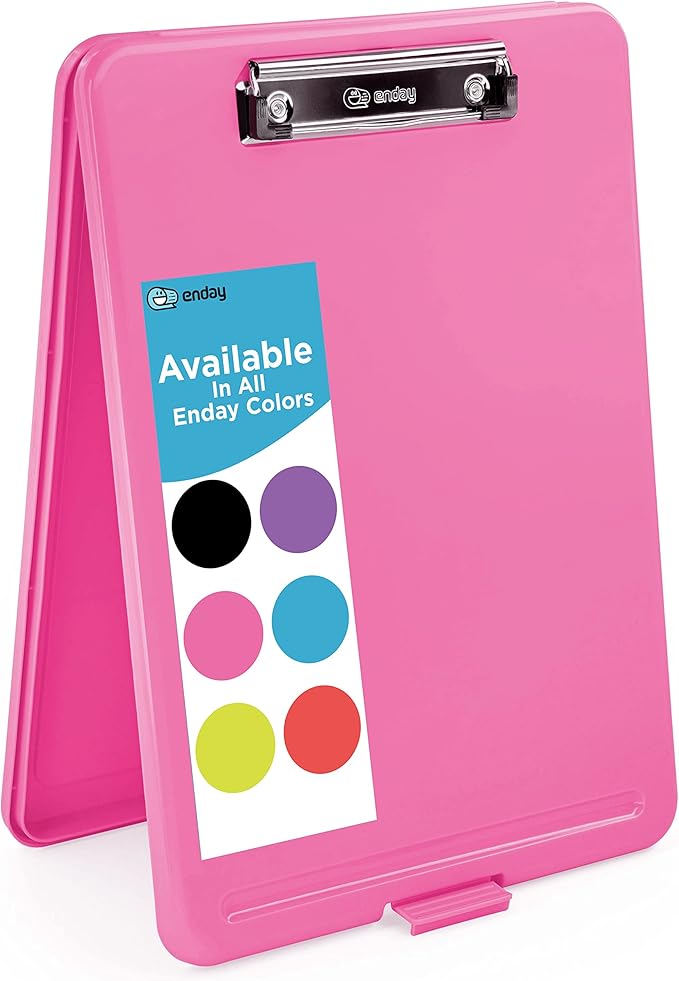 Clipboard with Storage, Letter Size Storage Clipboard with Compartments Case