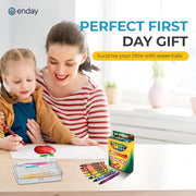 Enday Back to School Supplies Kit - Grades K-5, 83 Piece Back to School Supplies Kit,
