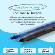 Ballpoint Pens Bulk (400 Pack) 200 Black & 200 Blue - Medium Point