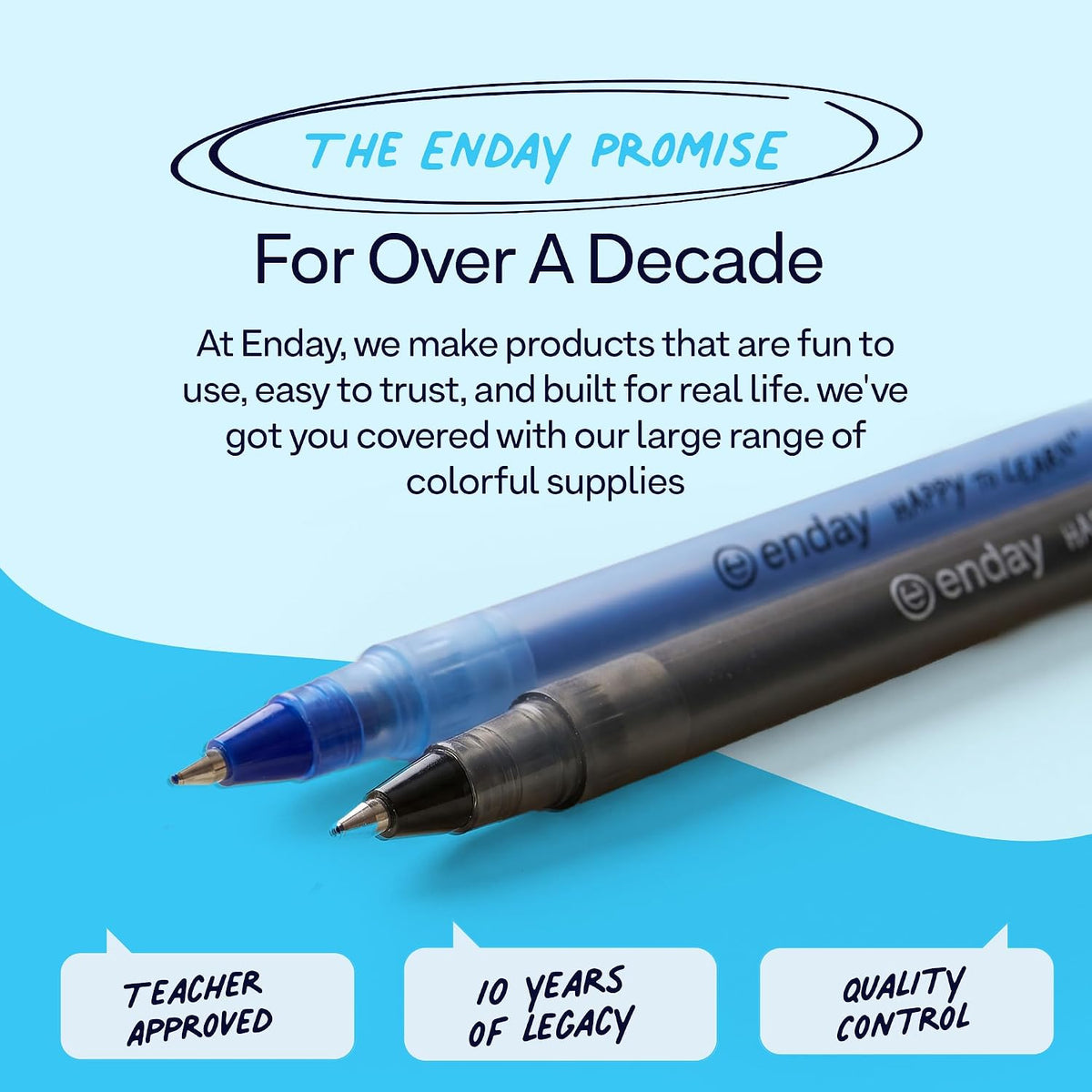 Ballpoint Pens Bulk (400 Pack) 200 Black & 200 Blue - Medium Point