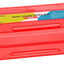 Enday Pencil Box Blue, Storage Organizer Utility Box, Multipurpose Long Ruler Length School Office Supplies Plastic Pencil Case for Kids & Adults Available in Red, Pink, Grey, Purple, Green, 1PK