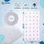 Hole Reinforcement Stickers Pack of 1088 Paper Hole Reinforcements for School Home and Office - by Enday
