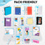 Enday Back to School Supplies High School and College, Premium Quality Kids Supplies Kit For Girls and Boys, 77 Pieces