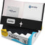 Paper 2-Pockets Portfolio With 3 Prongs 25 Pack