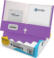Paper 2-Pockets Portfolio 25 Pack