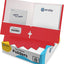 Paper 2-Pockets Portfolio With 3 Prongs 25 Pack