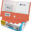 Paper 2-Pockets Portfolio With 3 Prongs 25 Pack