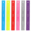 Emraw 12 inches (30 cm) Shatterproof Flexible Rulers Designed in Black, Blue, Green, Pink, Purple, and Orange - Great for School, Home, & Office – (6 Pack)