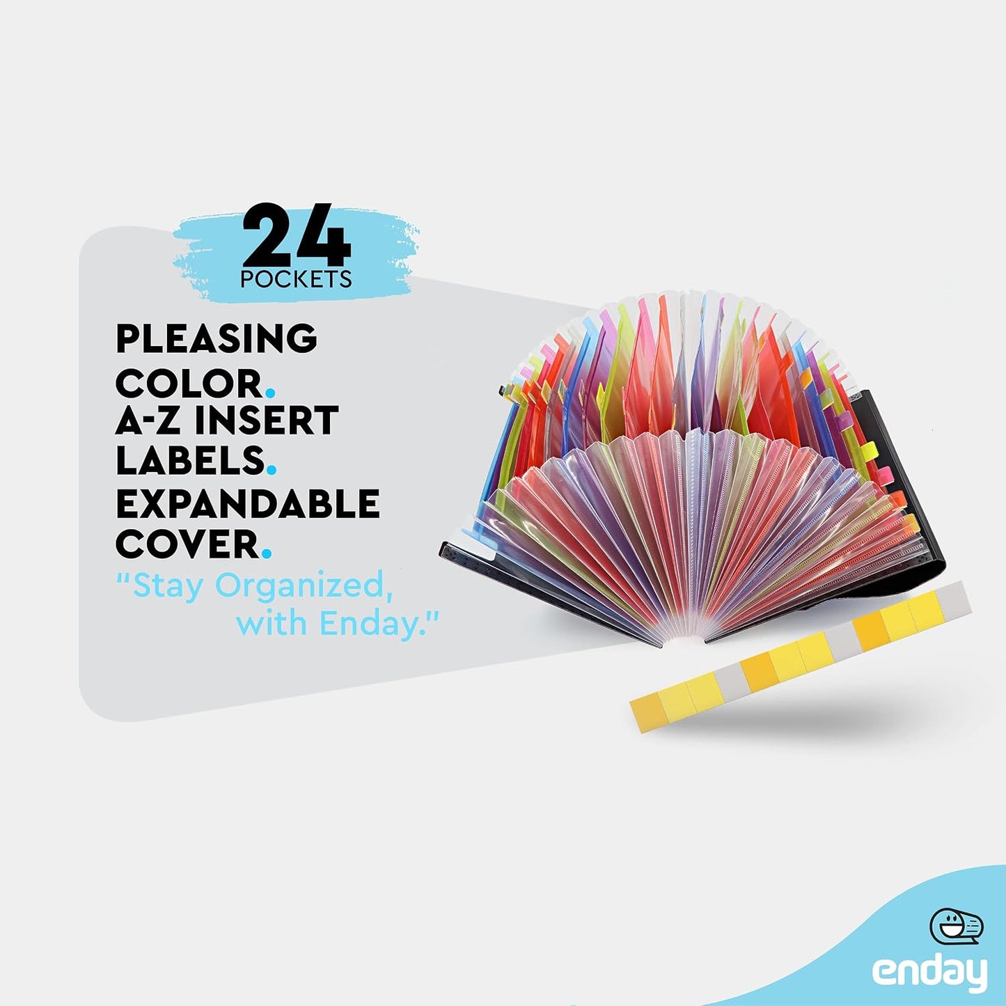 24-Pocket Expanding File Document Holder