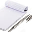 Enday Legal Pads 8.5 x 11 Inch, (12 Pack) 50 Sheets per Notepad, White Note Pads, Legal Ruled Writing Pad with Perforated Pages, White Paper Legal Pad for Work and Note-Taking.