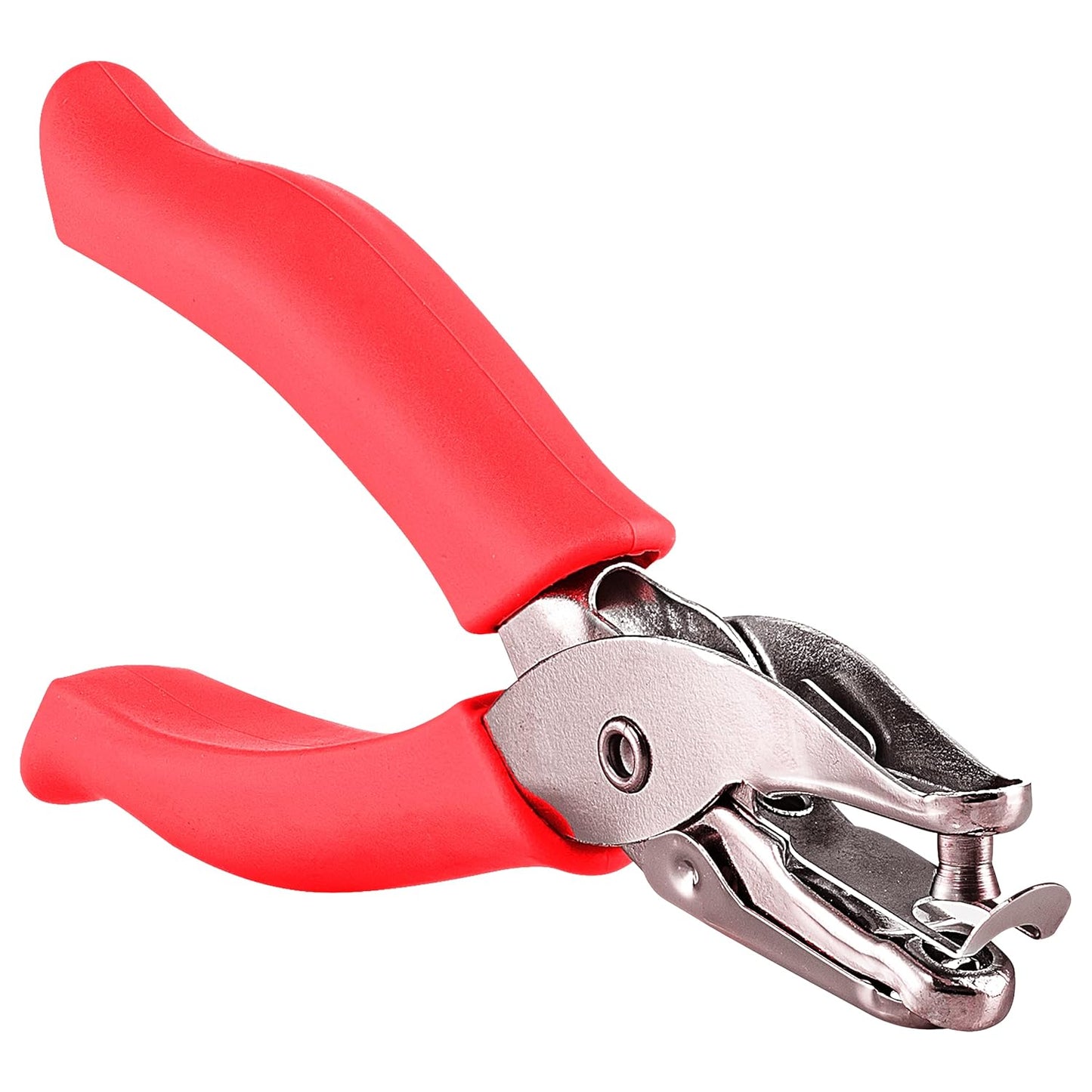 Single Hole Punch Metal Blue, 1/4â€ Hole Puncher with Soft Grip Handles for Paper and Crafts Round Circle Shape, for Kids and Adults, Also Available in Green, Pink, Red, Purple, Grey, 1 Pc â€“ by Enday