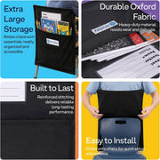 Enday Chair Pockets for Classrooms Set of 24, Premium Student Chair Pockets, Deep Seat Sacks for Classroom Chairs, Heavy Duty Chair Bags for Books & School Supplies Organizer