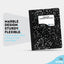 Emraw Black Marble Composition Book Unruled Paper 100 Sheet Office Dairy Drawing Note Books Journals Meeting Notebook Hard Covers Pack Of 4 Writing Book For school