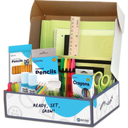 Enday Back to School Supplies for Kids, Blue School Supply Box Grades K-5, 78 Piece Set