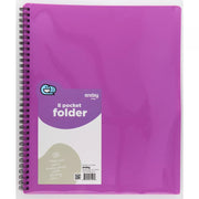 8 Pocket Poly Folder With View