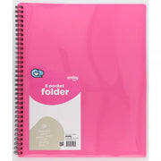 8 Pocket Poly Folder With View