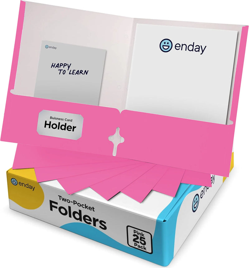 Paper 2-Pockets Portfolio 25 Pack
