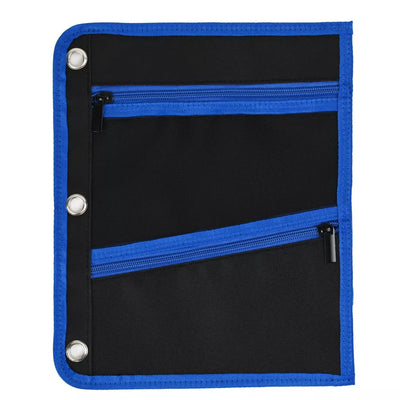 Jumbo Pencil Pouch 3-Pocket, Fit 3 Ring Binder