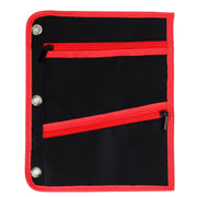 Jumbo Pencil Pouch 3-Pocket, Fit 3 Ring Binder