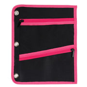 Jumbo Pencil Pouch 3-Pocket, Fit 3 Ring Binder