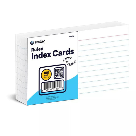 Index Card 4X6 100 Ct.