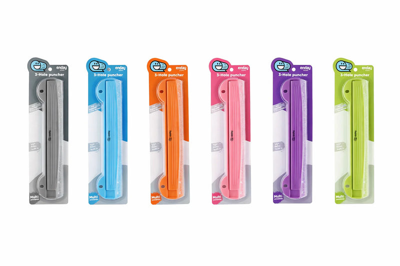 Portable 3-Hole Paper Punch