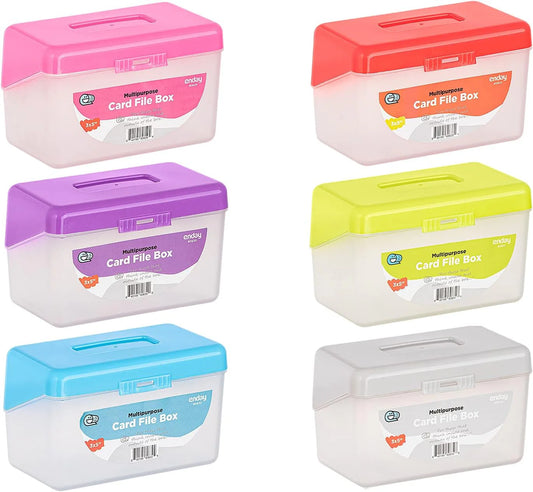 3" X 5" Index Card File Box