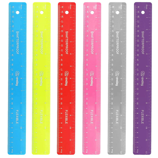 12" (30Cm) Shatterproof Flexible Ruler