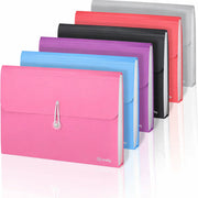 Pocket Letter Size Poly Expanding File